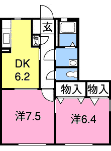 ドミールＳの間取り