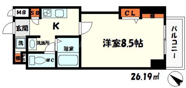 M プラザ守口の間取り