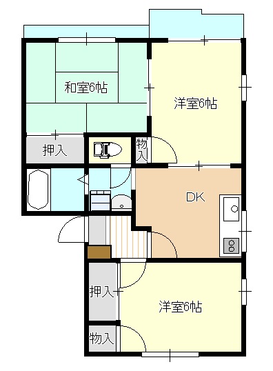 プレステージ壱番館の間取り