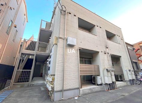 【豊島区雑司が谷のアパートの建物外観】