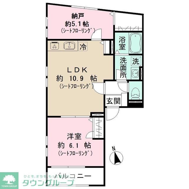 【世田谷区等々力のマンションの間取り】