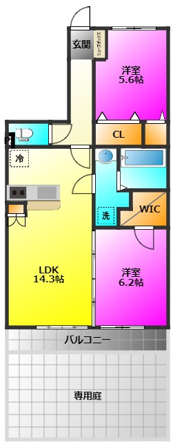 フルラージュの間取り