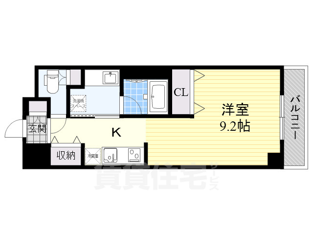 茨木市若草町のマンションの間取り