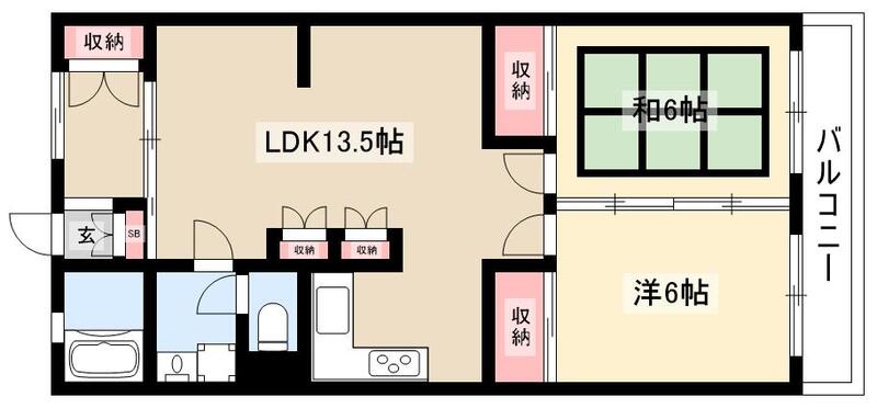 第1サンハイツ大森の間取り