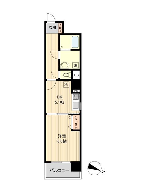 ＨＦ仙台五橋レジデンスの間取り