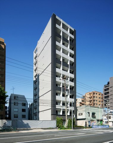 荒川区西尾久のマンションの建物外観