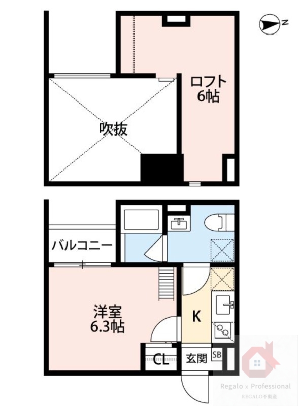 ＣＲＡＳＴＩＮＥ帝塚山東の間取り