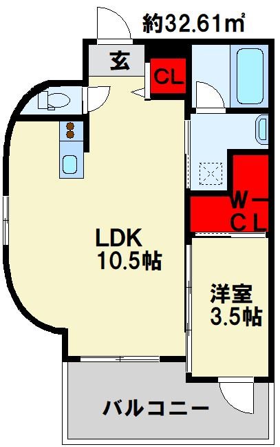 ブルーダイヤモンド中間の間取り