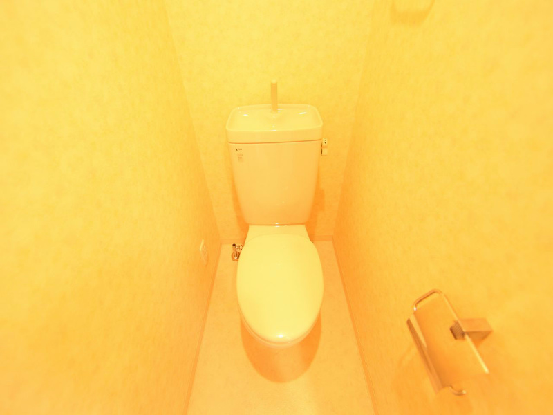 トイレ　トイレ　温水洗浄便座取り付け可