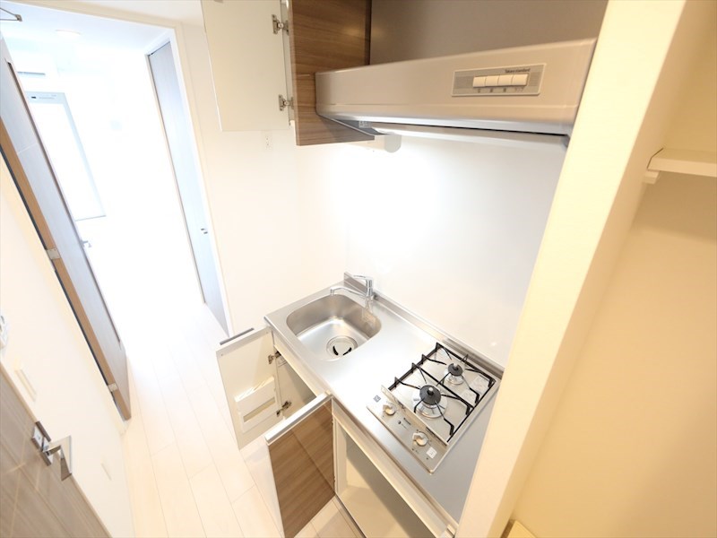 キッチン　システムキッチン（ガス2口コンロ付）