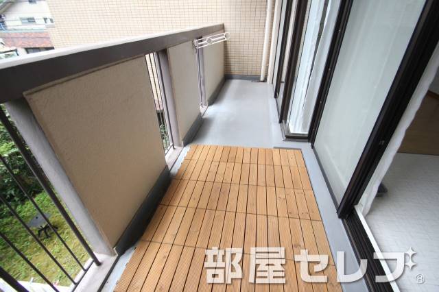バルコニー　広く使えるバルコニー。