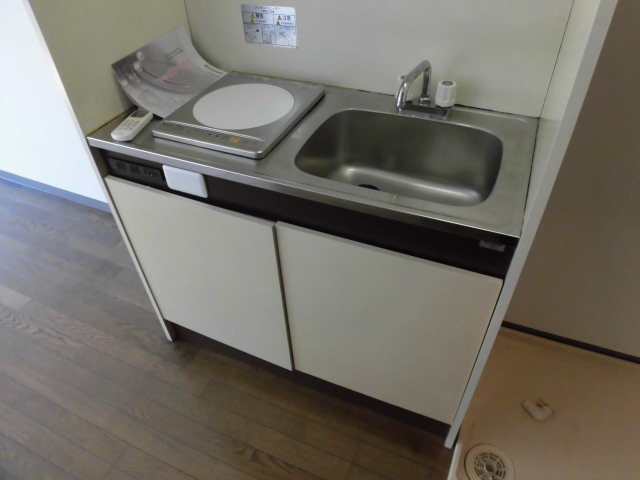 キッチン　収納面もしっかりしているキッチンです