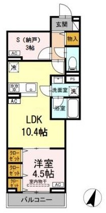 セレスティア中央 IIの間取り写真