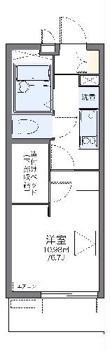 レオパレス駅東の間取り写真