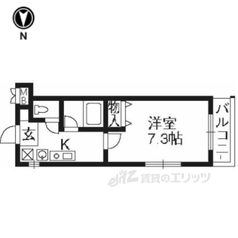 キャピタルシティの間取り写真