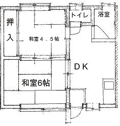 照井コーポの間取り