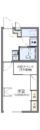 レオパレスラークIIの間取り