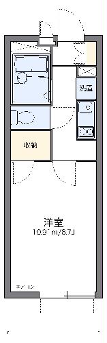 レオパレスグランドＡファーストの間取り