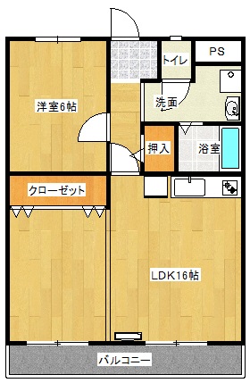 メイプル東名坂の間取り