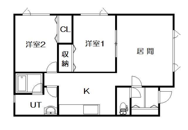 ゴールデンハイツＢの間取り