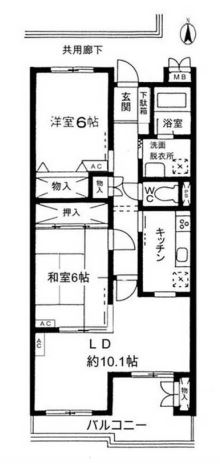 クリア砧公園_間取り_0