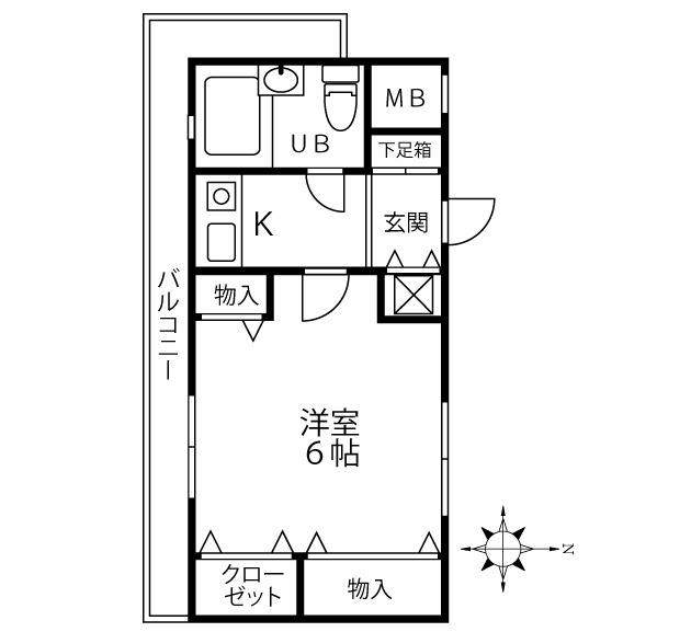 クリオ日吉壱番館の間取り