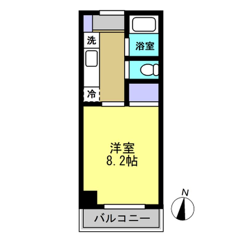 クマノハイツの間取り