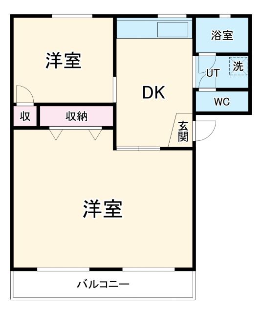 名古屋市名東区藤森のマンションの間取り