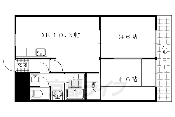 ホワイトコーポヤマグチの間取り