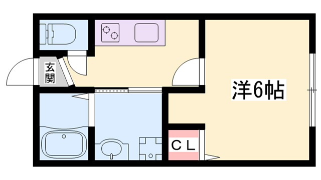 リープラスはりま勝原の間取り