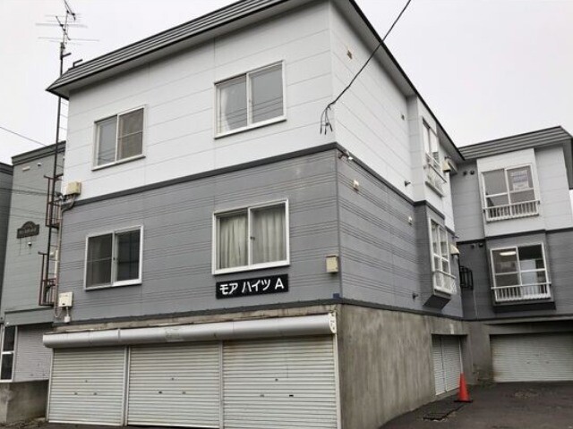 札幌市手稲区稲穂一条のアパートの建物外観