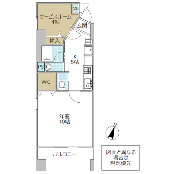 フォーライフネオ水戸の間取り