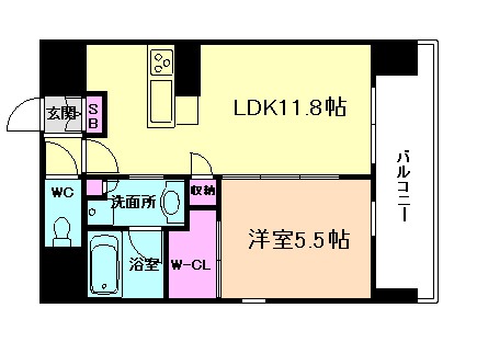 シャーメゾン川西中央の間取り