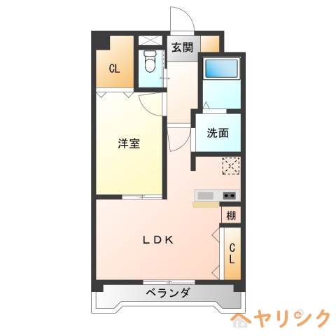 名古屋市守山区大字下志段味のマンションの間取り