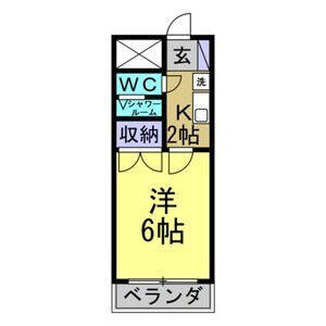 東海市名和町のアパートの間取り