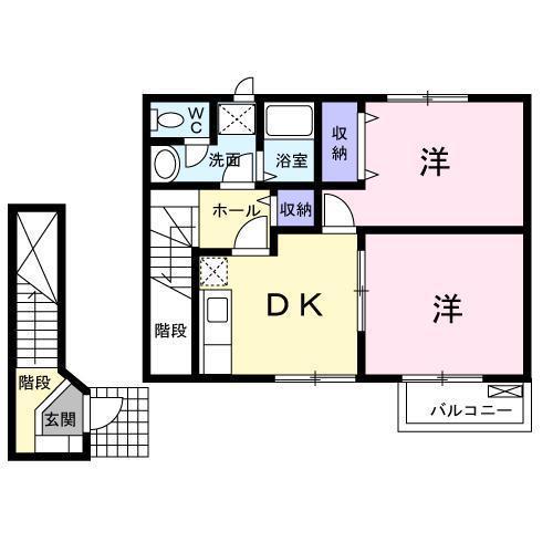 シャン．ド．フルールの間取り