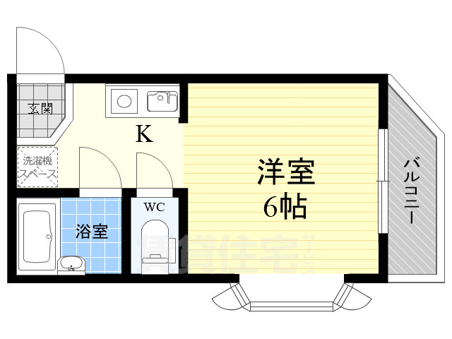 ハイツ白銀の間取り