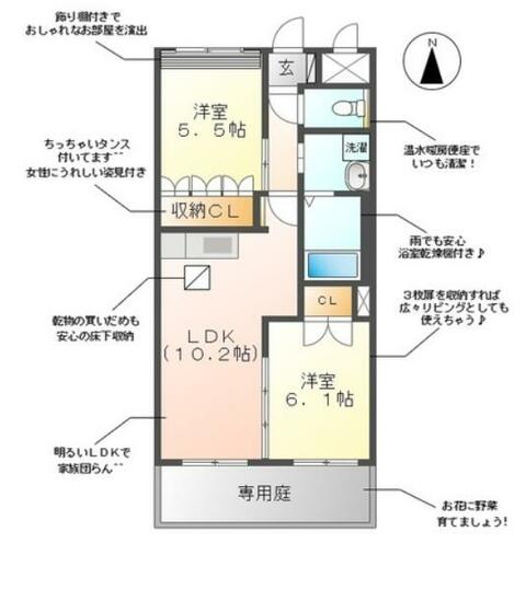 エル・ドラード引水の間取り