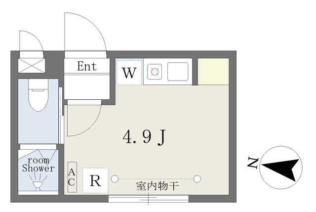 新宿区下落合のマンションの間取り