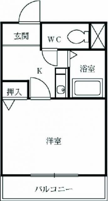 春日井市高蔵寺町のマンションの間取り