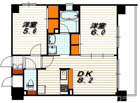 エステムプラザ京都河原町通の間取り