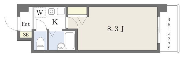 三田市横山町のマンションの間取り