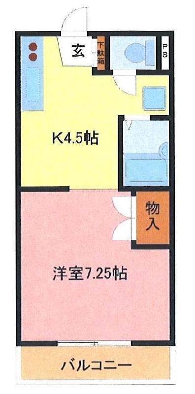 さいたま市南区南浦和のマンションの間取り