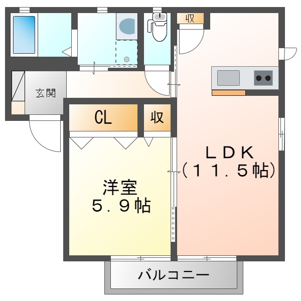 イーグル Ａの間取り