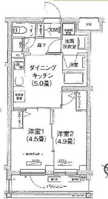 ルフレ田園調布南の間取り