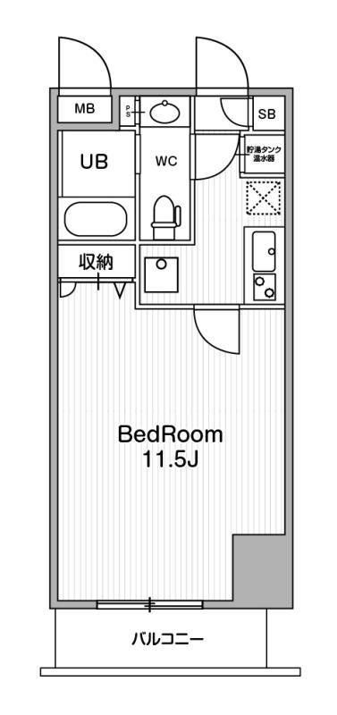 アーバンフラッツ池袋プレミアムの間取り