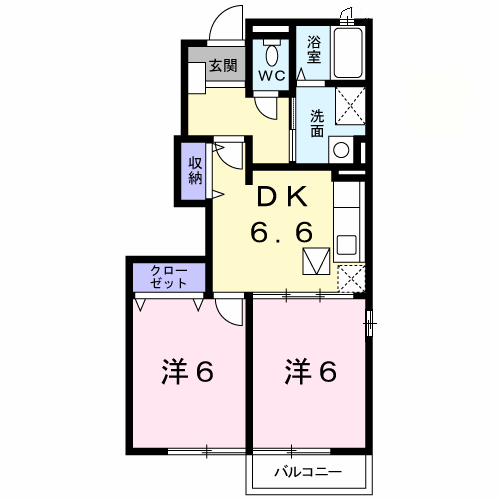 フリーデン　ハウスの間取り