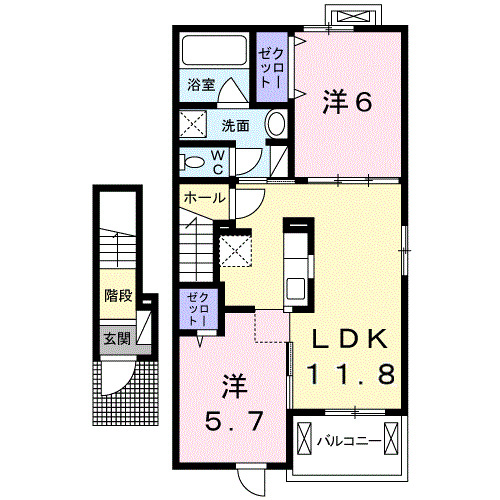 プラシードIIの間取り