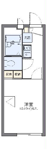 レオパレスボヌールの間取り