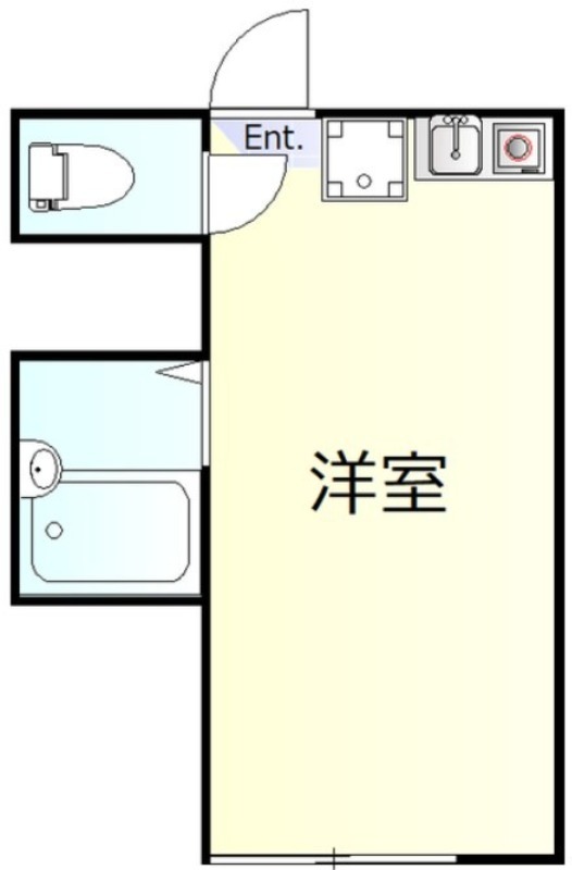 大田区羽田のアパートの間取り